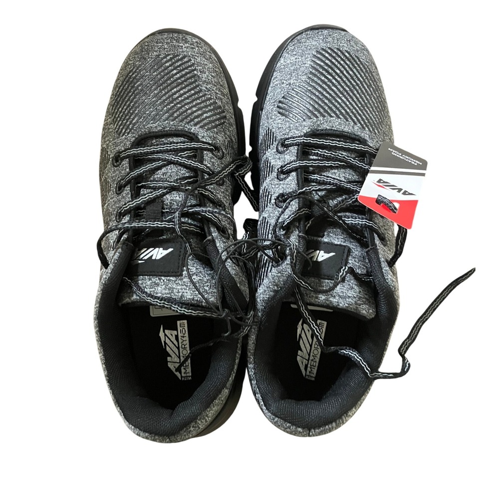 NWT Avia Avi-rift Memory Foam Athletic Shoes Women's Size 8.5 Gray Black Sneaker